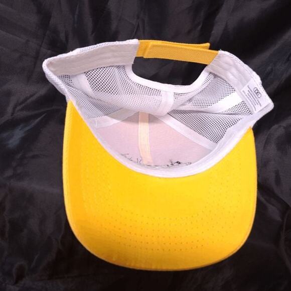 Pittsburgh Pa Penguins NHL Hockey Hat Ball Cap Mesh Trucker Adjustable Yellow - Picture 7 of 8